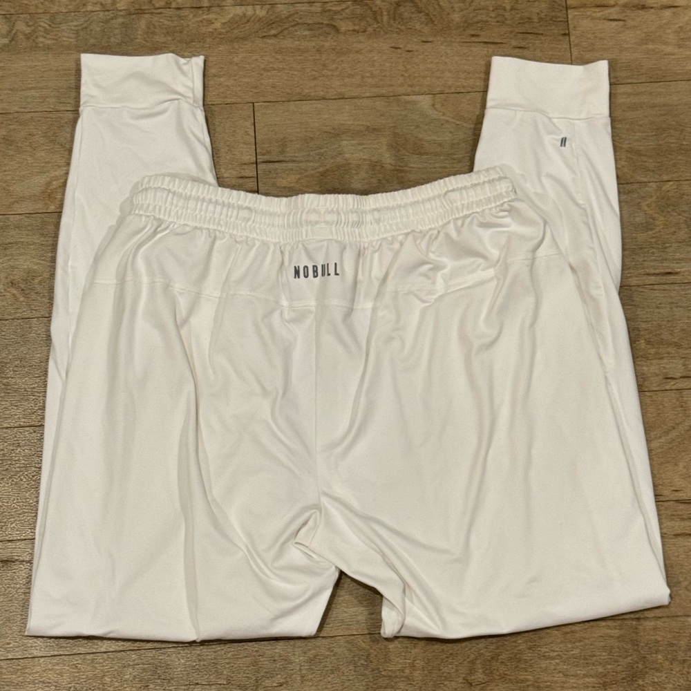 NOBULL White Jogger Sweatpants Size Medium